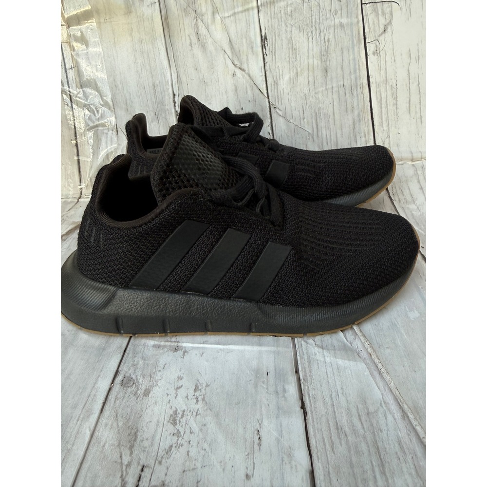 Adidas Swift Run 22 Kids Shoes Core Black Gum IF2963 Size 12.5K